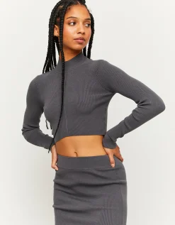 Maglione A Costine Grigio^Tally Weijl Best Sale