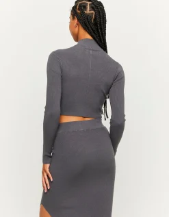 Maglione A Costine Grigio^Tally Weijl Best Sale