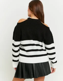 Maglione a Righe con Spalle Scoperte^Tally Weijl Cheap