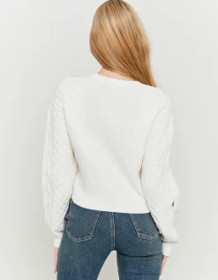 Maglione Bianco con Occhielli^Tally Weijl Flash Sale