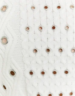 Maglione Bianco con Occhielli^Tally Weijl Flash Sale