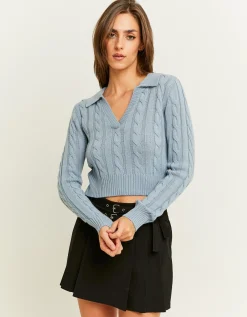 Maglione con Colletto Polo^Tally Weijl Discount