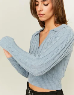 Maglione con Colletto Polo^Tally Weijl Discount