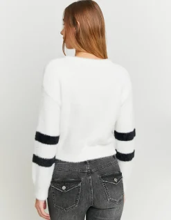 Maglione Collegiale Bianco Morbido^Tally Weijl Discount