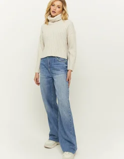 Maglione con Collo Alto Bianco^Tally Weijl Hot