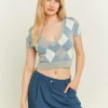 Maglione Corto a Quadri^Tally Weijl Sale