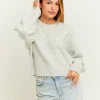 Maglione Corto Basico Grigio^Tally Weijl Sale