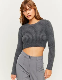 Maglione Corto Soft Touch Grigio^Tally Weijl Clearance