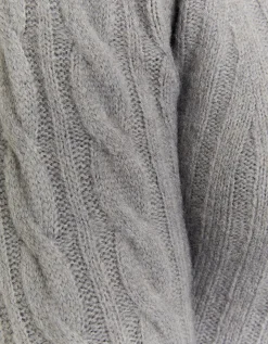 Maglione Dolcevita a Treccia Grigio^Tally Weijl New