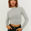 Maglione Dolcevita Basico Grigio^Tally Weijl Outlet