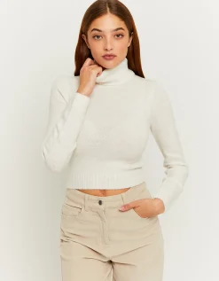 Maglione Dolcevita Corto Bianco^Tally Weijl Fashion