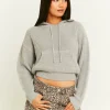 Maglione Grigio con Cappuccio^Tally Weijl Online