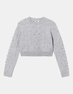 Maglione grigio con strass^Tally Weijl Store