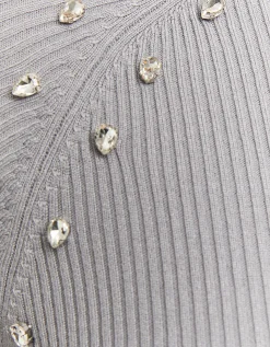 Maglione grigio con strass^Tally Weijl Clearance
