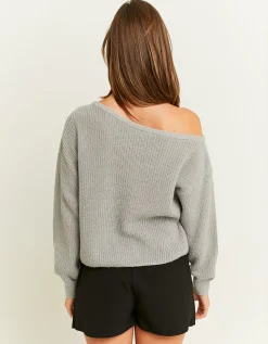 Maglione Grigio Off Shoulder^Tally Weijl Cheap