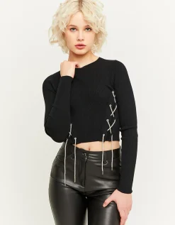 Maglione Leggero con Allaccio in Strass^Tally Weijl Cheap
