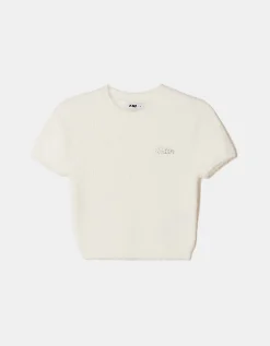 Maglione Morbido Bianco con Fiocco di Strass^Tally Weijl Outlet