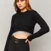 Maglione con cascata di strass^Tally Weijl Outlet