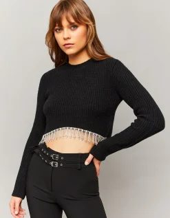 Maglione con cascata di strass^Tally Weijl Outlet