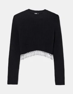 Maglione con cascata di strass^Tally Weijl Outlet