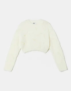 Maglione Pesante con Intrecci Bianco^Tally Weijl Best