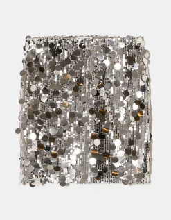 Minigonna Argento con Maxi - Paillettes^Tally Weijl Cheap