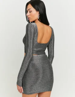 Minigonna Argento in Lurex^Tally Weijl Flash Sale
