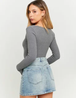 Minigonna di Jeans con Strass^Tally Weijl Sale