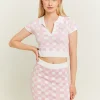 Minigonna in Maglia a Quadri^Tally Weijl Sale