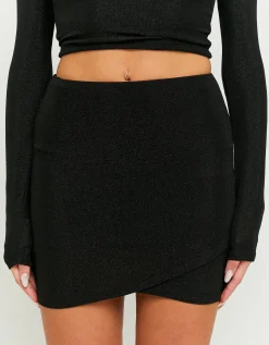 Minigonna Nera in Lurex^Tally Weijl Shop