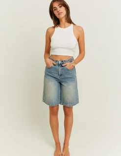 Pantaloncini Bermuda Ampi a Vita Alta^Tally Weijl Sale