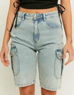 Pantaloncini Bermuda Cargo Fit a Vita Alta^Tally Weijl Discount