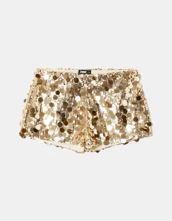 Pantaloncini con paillettes dorate^Tally Weijl Cheap