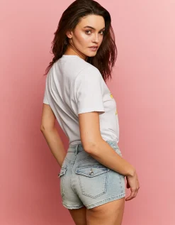 Pantaloncini Extra Corti Cargo a Vita Media^Tally Weijl Cheap