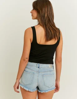 Pantaloncini Extra Corti a Vita Media^Tally Weijl Shop