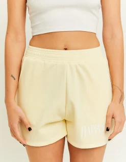Pantaloncini Gialli in Felpa con Stampa^Tally Weijl Shop