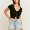Pantaloncini Mom a Vita Alta con Strass^Tally Weijl Best