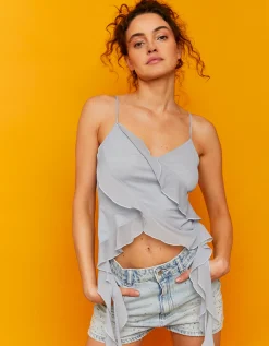 Pantaloncini Mom a Vita Alta con Strass^Tally Weijl Store