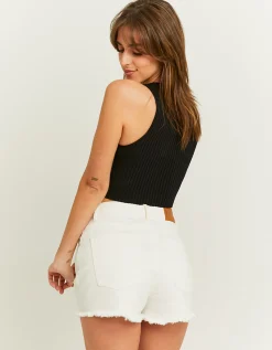 Pantaloncini Mom a Vita Alta Bianchi^Tally Weijl Best