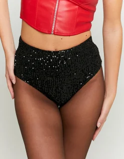 Pantaloncino - Culotte A Vita Alta con Paillettes^Tally Weijl Hot