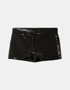 Pantaloncino Micro Neri con Strass Adesivi^Tally Weijl Online
