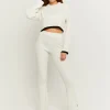 Pantaloni a Zampa Bianchi in Maglia^Tally Weijl Flash Sale