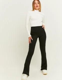 Pantaloni a Zampa Cozy Neri^Tally Weijl Fashion