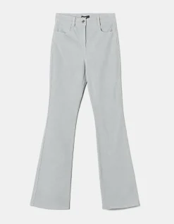 Pantaloni A Zampa In Velluto A Coste Grigi^Tally Weijl Cheap