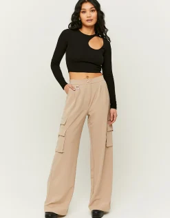 Pantaloni Cargo A Gamba Ampia Beige^Tally Weijl Outlet