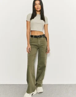 Pantaloni Cargo A Gamba Ampia Con Cintura^Tally Weijl Discount