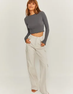 Pantaloni Cargo Dritti A Vita Alta^Tally Weijl Discount