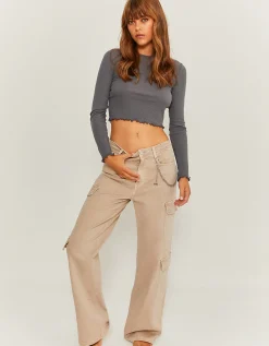 Pantaloni Cargo Dritti A Vita Alta^Tally Weijl Hot