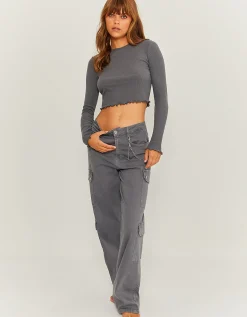 Pantaloni Cargo Dritti A Vita Alta^Tally Weijl Shop