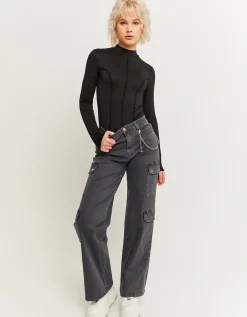 Pantaloni Cargo Dritti A Vita Alta^Tally Weijl Hot